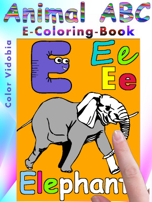 Animal ABC E-Coloring-Book